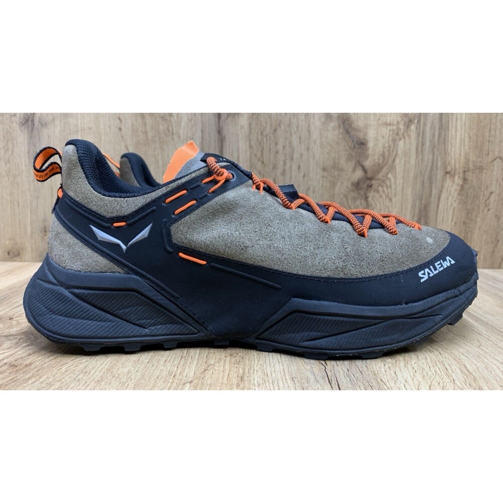 Salewa MS Dropline Leather Men’s 10.5 Hiking Approach Shoes Bungee Cord Black